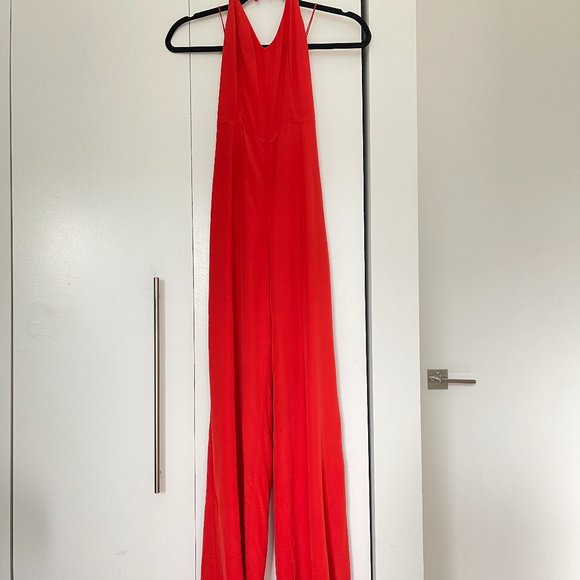 Dolce Vita Silk Halter Jumpsuit - Picture 1 of 7
